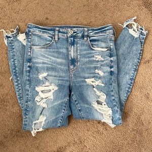 American Eagle Super High Rise Jeggjng Next Level Stretch